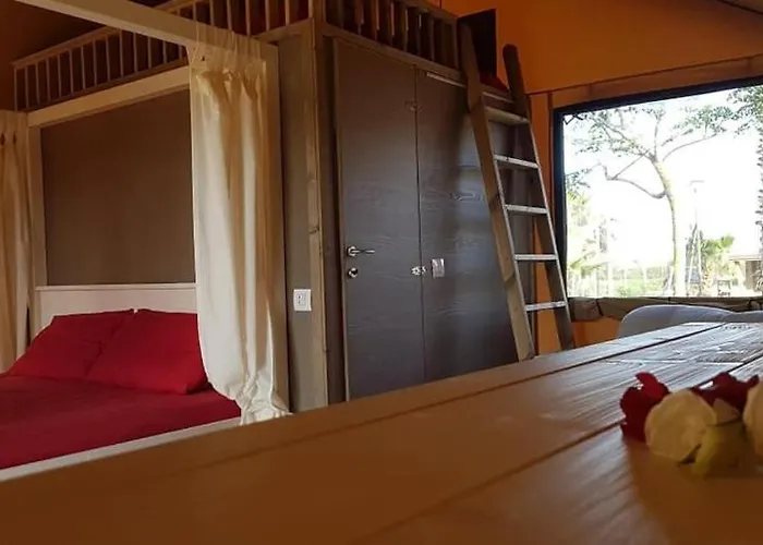 Luxusní stan Village Glamping Biscione Petrosino
